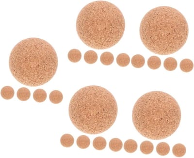 Tafelvoetbal Ballen - Houten Vervanging - Spelonderhoud - Stevige Houtconstructie - 25 Stuks - Kaki