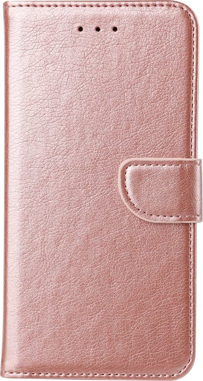 Hoesje Geschikt Voor Samsung Galaxy A03S Hoesje Rose Goud - Hoesje Geschikt Voor Samsung Galaxy A03S book case met Pasjeshouder - portemonee hoesje
