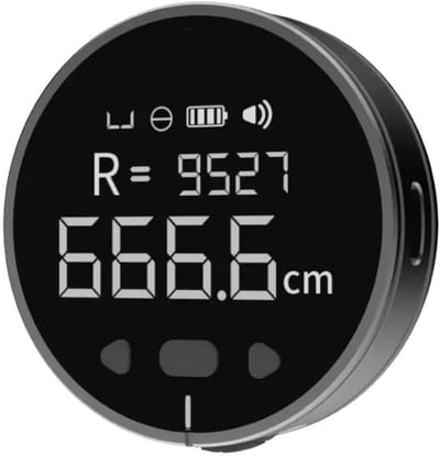 longziming -Elektronisch Meetlint – HD LCD, Compact & Draagbaar – Type-C Oplaadbaar, Lange Batterijduur – Precisie Afstandsmeter voor Huis & Bouw