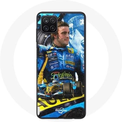 Samsung Galaxy A12 Hoesje Formule 1 Fernando Alonso F1 wereldkampioen