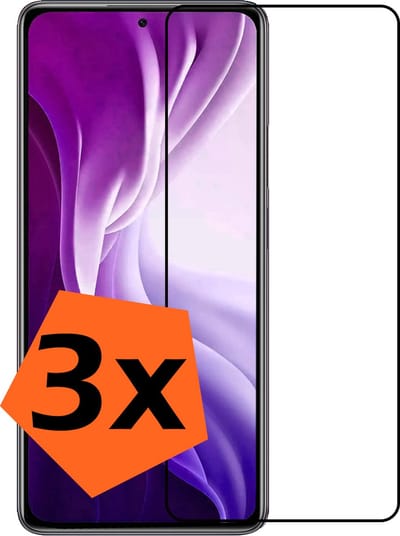 Screenprotector - 3 Stuks - Geschikt voor Xiaomi 11T - Extra Sterk - Gehard Glas - Beschermglas - Tempered Glass - Screen Protector