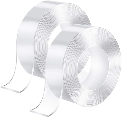 Extra Sterke Dubbelzijdige Nano Tape - Herbruikbaar, Transparant en Zonder Resten - 2x5m