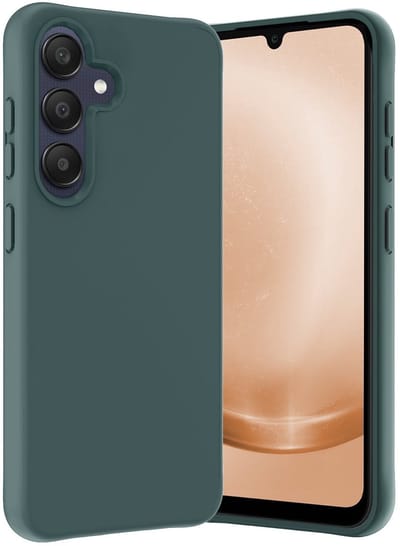 Hoes - Geschikt voor Samsung Galaxy A26 - Sterk & Shockproof - Hoesje Cover - Siliconen Case - Donkergroen