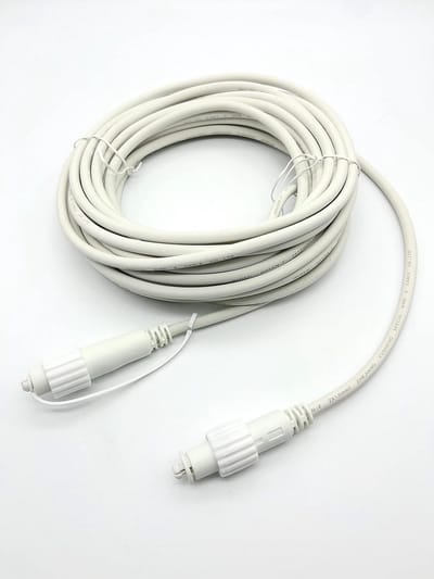 Verlengsnoer Rubber - Stroomkabel Buiten - Verlichting Uitbreiden - Waterdicht IP67 - 10 meter - Wit