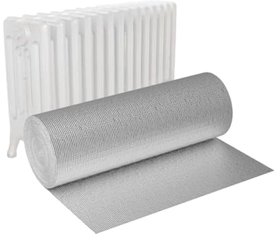Isolatiefolie 1 x 10 m - Dubbele Aluminium Luchtkussenfolie voor Warmte- en Geluidsisolatie