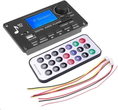 MP3 decoder kaart - 12 V DC - remote decoderingsmodule - Bluetooth compatibele 5.0 draadloze audio decoder - MP3-speler voor WMA/WAV/FLAC/APE