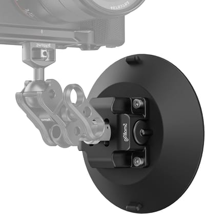 Camera Mount met Zuignap voor Stabiliteit, Max. 8 kg Belasting, Geschikt voor Actiefotografie en Videoproductie tot 80 km/h