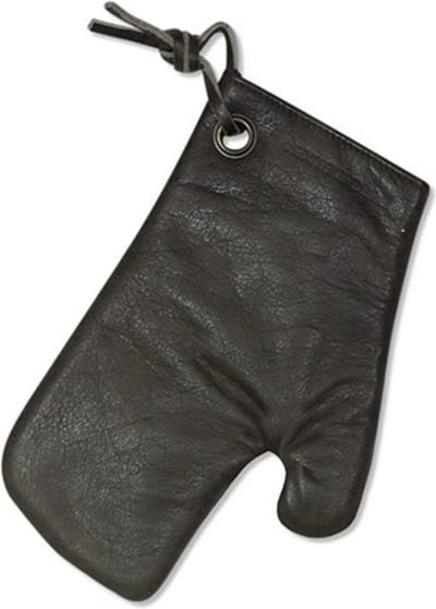 Dutchdeluxes - Ovenwant - Handgemaakt - (Volnerf) Leder - Classic Bruin - Geschikt voor Barbecue - Incl. Geschenkdoos