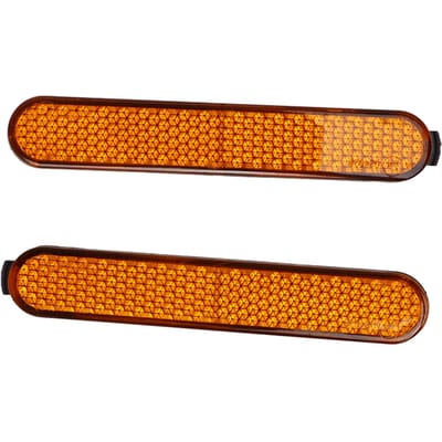 1 Paire Bande Réfléchissante Trottinette Électrique Avant Arrière Côté Cache Roue Réflecteur Bande d'Avertissement de Sécurité Nocturne pour Xiaomi orange