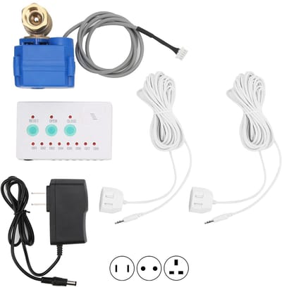 Dailygoody - Waterleksensor - Waterlekdetector - Hoorbaar Alarm - Overloopdetectiesysteem - Thuisgebruik - Rood