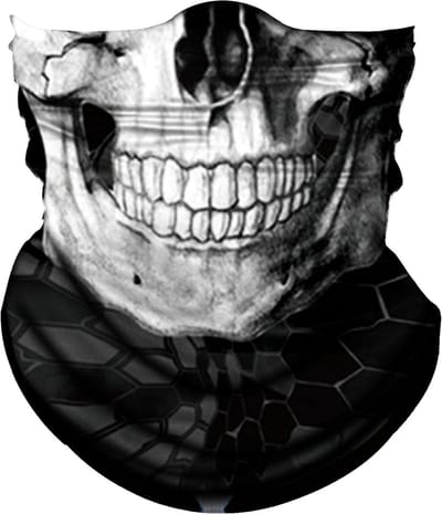 Multifunctioneel Sjaaltje - Halsdoek Bandana - Outdoor Sport - Naadloos Ademend - 30x26 cm - Zwart