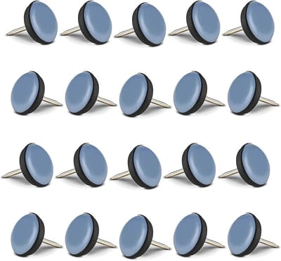 Meubelglijders Met Spijker - 20 Stuks Teflon Glijders Voor Tegels en Houten Vloeren