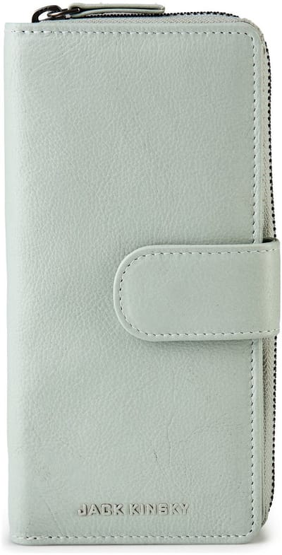 Jack Kinsky Livorno 1026 Portemonnee RFID-bescherming Leder 19 cm - Dames - Staand formaat - mint