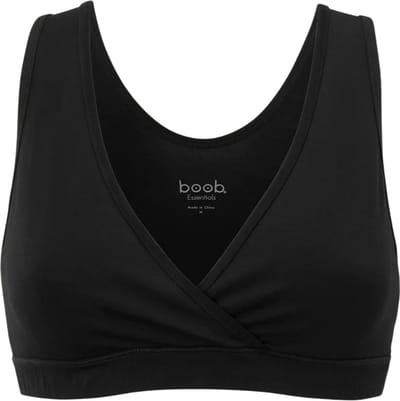 Boob Design - Essential Zwangerschaps - Voedingsbeha - Biologisch Katoen - Zwart - Maat S