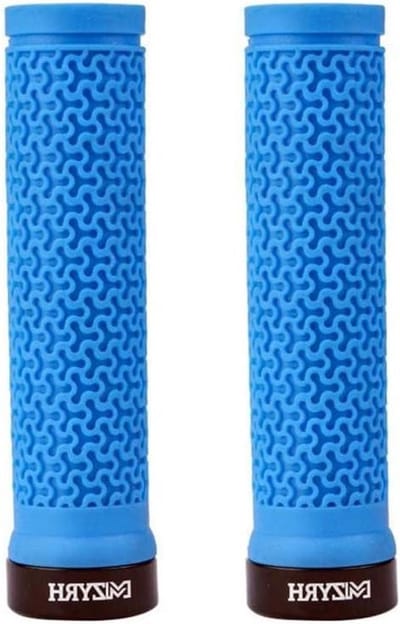 Fiets Handvatten - Stuurhoezen - Comfortabel Fietsen - Dubbele Vergrendeling - 131 mm Lengte - Blauw