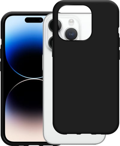Cazy hoesje geschikt voor iPhone 15 Pro Hoesje Siliconen - Flexibele Case - Zwart