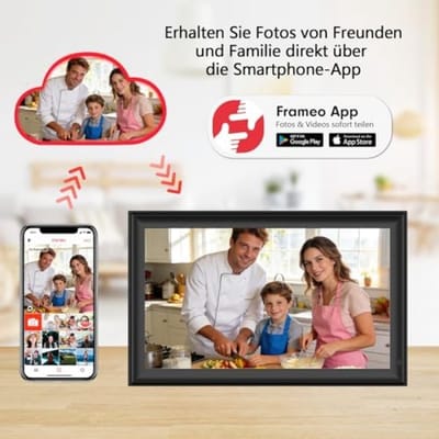 Digitale Fotolijst 15,6 inch met WiFi en 32 GB Geheugen