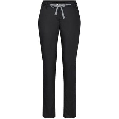 (6 stuks) KARLOWSKY Dames Modern Stretch Chino Broek - Zwart - Maat: 34
