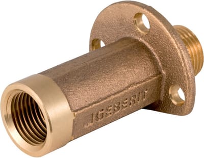 Geberit FlowFit MasterFix muurplaat doorlopend L=66 mm brons MF1/2-1/2