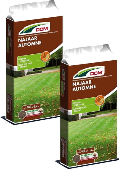Dcm Gazonmeststof Najaar 400 m2 - Gazonmeststoffen - 2 x 20 kg (Mg)