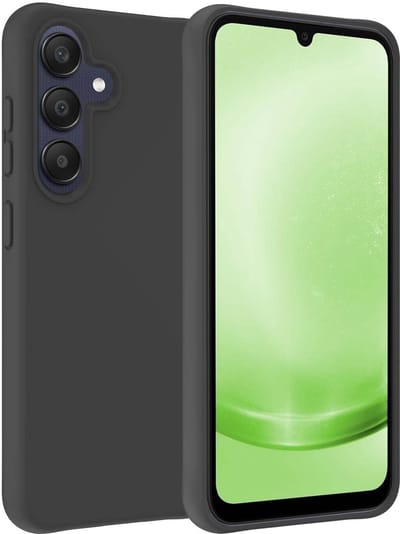Hoesje Geschikt voor Samsung Galaxy A26 - Sterk & Shockproof - Hoes Cover - Siliconen Case - Zwart