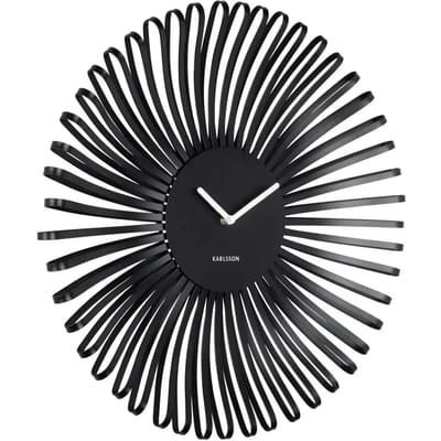 Karlsson Wandklok Polo - Zwart - 48x48x48cm - Wandklok Modern