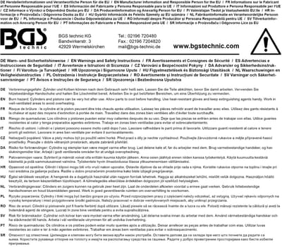 BGS Reservebekken voor hoongereedschap Art. 1157 Bekken 75 mm K 2...