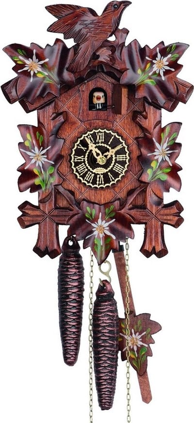 Trenkle - 1100_ed - gebeeldhouwde koekoeksklok - 1-daags ketting uurwerk - Kuckuck Classic