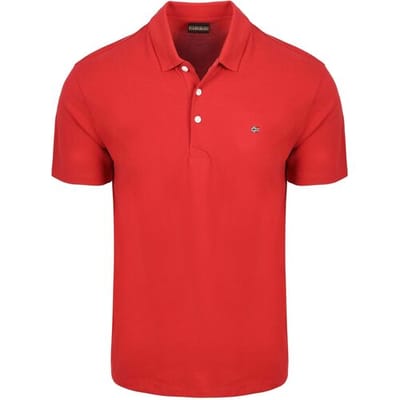 Napapijri Ealis Polo Rood - Maat XXL - Heren