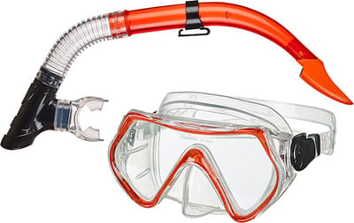 BECO snorkelset Livorno - voor kinderen 8+ - rood
