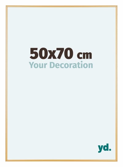 Your Decoration - Puzzellijst 67x98 cm - Goud Vintage - Puzzellijst 1500-2000 stukjes - Aluminium Fotolijst - Kent