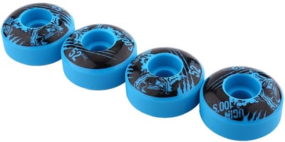 Skateboard Wielen - Cruiser Wielen - Straat Skaten - Hoge Veerkracht PU - 52x30 mm - Blauw