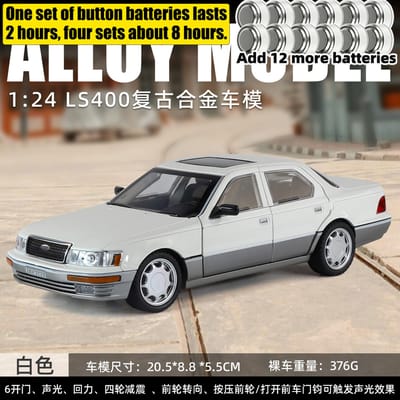 1:24 Lexus Ls400 Ucf10 Luxe Auto Legering Metaal Diecast Model Auto Huisdecoratie & Computer Desktop Ornamenten Vakantie Cadeau Speelgoed