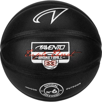 Avento Basketbal Maat 6 - Triple Threat - Zwart/Wit