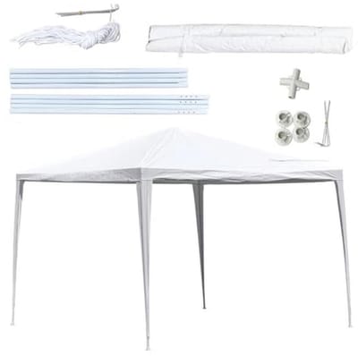 Waterdichte Partytent 3 x 3 Meter voor Tuin of Terras - Inclusief Haringen en Scheerlijnen