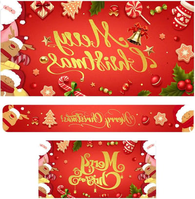 Kerst Geld Enveloppen - Kerstman Houder - Geld Organiseren - 6 Slots Organizer - 18 x 9 cm - Meerkleurig