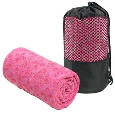 Antislip Yogahanddoek voor Yoga en Pilates - Sneldrogend en Zweetabsorberend