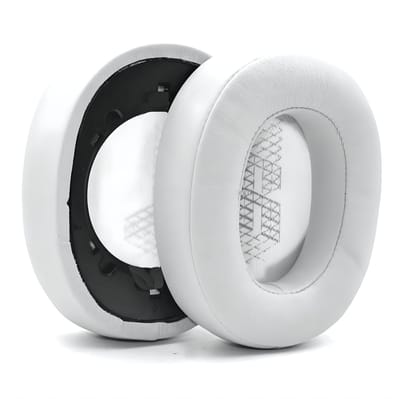 Somstyle Oorkussens Geschikt Voor JBL Live 650BT NC / 660 NC - 2 Stuks - Zacht Schuim - Eiwitleer - Wit