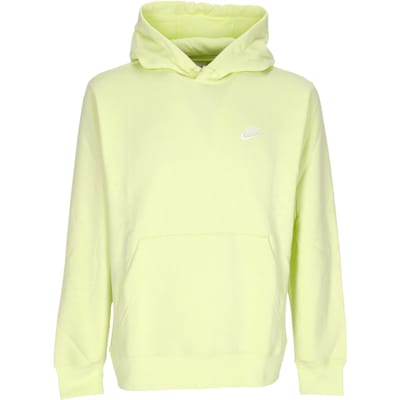 Sportswear Club-fleecehoodie voor heren Lichtgevend groen/lichtgevend groen/wit