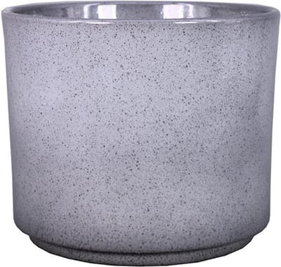Floran Plantenpot Calla - groen - spikkels - keramiek - 7 x 6,5 cm - bloempot