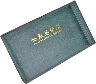 Elegant Design Bankbiljetten Verzamelalbum, 30 Pagina's voor Geldverzamelaars, Ideaal voor Collectie en Bewaring