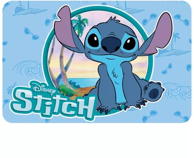 Disney Lilo en Stitch placemat, blauwe Lilo placemat 43x28 cm, Lilo en Stitch, Placemat, Kinderplacemat