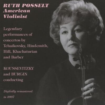 Posselt Ruth - American Violinist (3 CD)