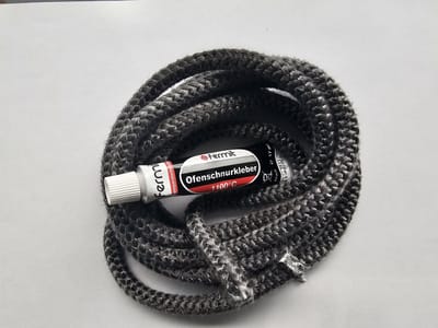 Kachelkoord rond Ø6mm lengte 3mtr met tube lijm 17ml - rond - glasvezel - L3000/Ø6mm