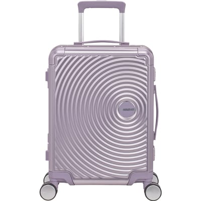 American Tourister Soundbox Alu Spinner 55 / 20 TSA Trolley Stormy Lilac Paars