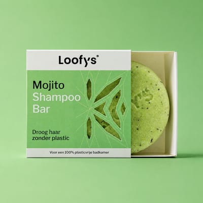 Loofys Shampoo Bar Mojito – Shampoo voor Droog Haar – Zonder Siliconen & Parabenen – 60g