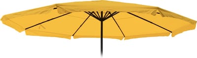 Vervangingshoes voor parasol Meran Pro, marktparasol voor catering met doek Ø 5m, polyester ~ geel