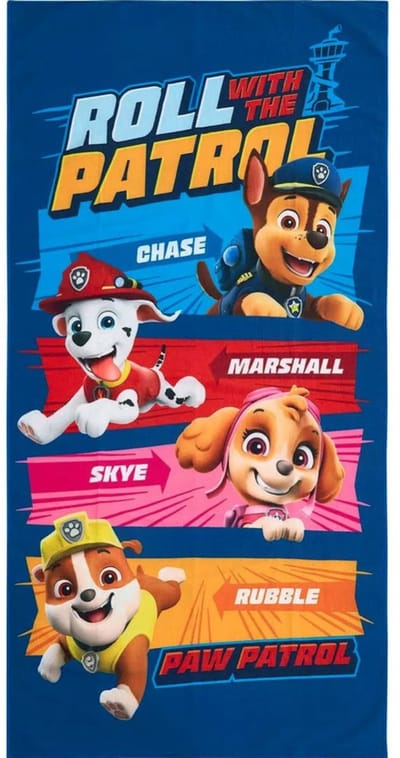 Paw Patrol handdoek - 70x140 cm - Multi