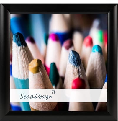 SecaDesign Tours Fotolijst - Fotomaat 13x13 cm - Zwart