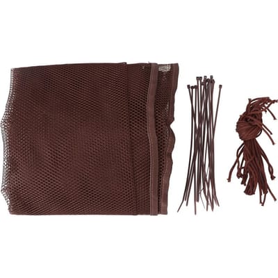 Filet de sécurité pour balcon 3 mètres Enfants Bébés Animaux Escaliers Garde-corps Protection Maille Prévention des accidents Marron black